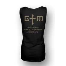 Load image into Gallery viewer, Gothminister - Demons - Ladies&#39; Cropped Tank Top
